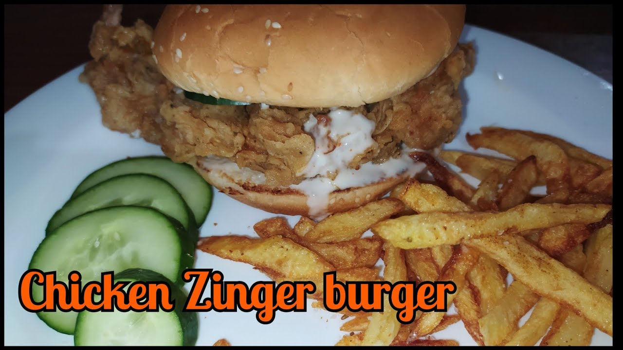 Chicken Zinger Burger Recipe